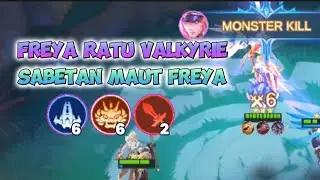 FREYA SANG RATU VALKYRIE !! SABETAN MAUT AUTO HANCUR || MOBILE LEGENDS MAGIC CHESS GO GO