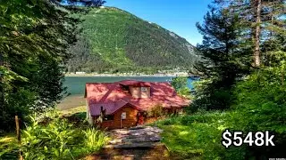 Alaska Waterfront Home For Sale | Car Garage | Boat Parking | Waterfront Cabin | Workshop