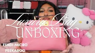 FENDI Micro Peekaboo Unboxing + What Fits/Mod Shots!