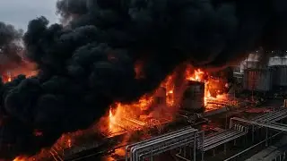 Crimean Hell Night: Ukraine Launches Hundreds of Drones to Destroy Feodosia Oil Depots and Russia...