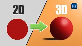 CONVERT A 2D SHAPE TO 3D IN PHOTOSHOP
