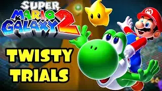 Super Mario Galaxy 2 100% Walkthrough 🌌 Twisty Trials Galaxy Comet