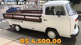 VOLKSWAGEN KOMBI PICAPE À VENDA POR APENAS R$ 4.500,00