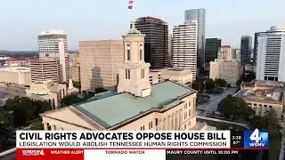 Lawmakers, civil rights activist gather to oppose bill that would abolish Tennessee Human Rights...