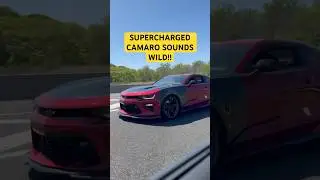 SUPERCHARGED CAMARO SOUNDS AMAZING! #camaro #supercharged #explore #corvette #whine #viralvideo