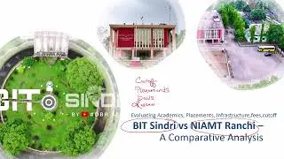 BIT SINDRI vs NIAMT RANCHI DETAILED COMPARISION:CUTOFF | PLACEMENT | FEES #bitsindri