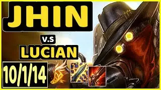 KOBBE (JHIN) vs LUCIAN - 10/1/14 KDA BOTTOM ADC GAMEPLAY - EUW Ranked DIAMOND