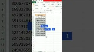 Best way to put hyphen between numbers😃😃🔥#shrots #excel