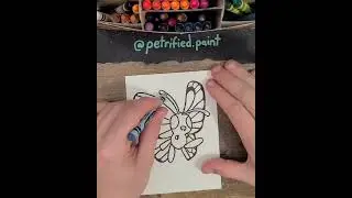 #lefthandedpokemon | No. 12 Butterfree | Which #pokemon should I draw next?