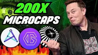 TOP 5 TINY MICROCAP CRYPTO COINS : REALISTIC 150X - 200X POTENTIAL (HUGE GAINS!)