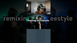 adding beat to his freestyle #ian #xxl #freestyle #flstudio #hoodtrap
