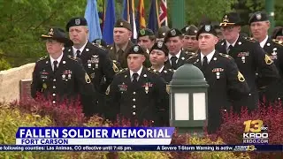 Fort Carson honors fallen soldiers at the Mountain Post Warrior Memorial