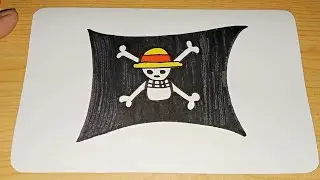 &ldquo;How to Draw One Piece Pirate Flags | Easy Art for Fans&rdquo; 🏴&zwj;☠️