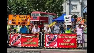 NO ULEZ PROTEST IN TOTTENHAM