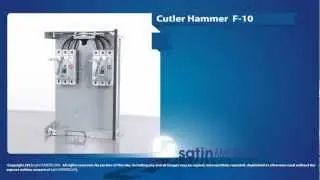 Cutler Hammer F-10 Series Double Feeder Motor Control Center Bucket