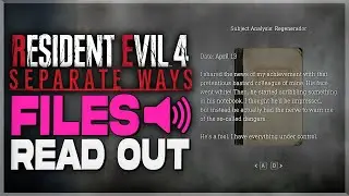 Subject Analysis: Regenerador File Reading - Resident Evil 4 Remake (Island)