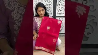 Pongal last date offers paper silk flower buttie sarees #short #ytshort #gontlavedachoice 7989119443