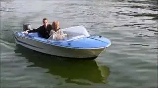 Elektroboot CREE MH 80  Mietboot mit 12 Volt, 400 Watt und 8 Stunden Fahrzeit (Broom GB)