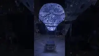 DIY Dollar Tree Light Up Hot Air Balloon | #shorts