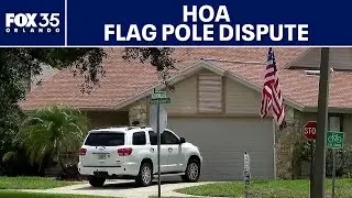 Disabled veteran sued by Florida HOA over flagpole for which he has permit
