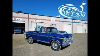 Classic 70s ford truck in for repaint | Albany Auto paint and detail