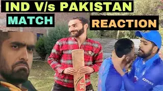 IND VS PAK MATCH REACTION BY KR VLOGS #mirumer #kashmirirounders