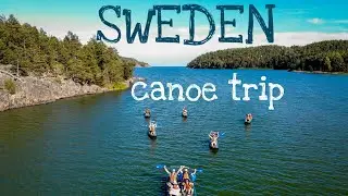 Remote islands boat trip with CANOE in SWEDEN | Drone Video