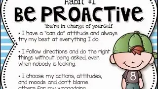 Principal's Message - Be Proactive (1)