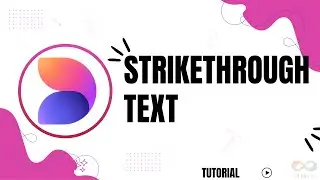 How to Do a Strikethrough Text in Microsoft Designer