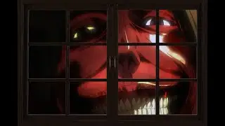 Shingeki no Kyojin(Attack on Titan) Fake Projector Window with Music Box(Study & Sleep)