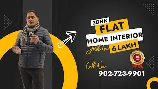 3 BHK Interior Design | 1600 Sq.Ft Flat at Eldeco, Sector-150 Noida | Lisha Interior