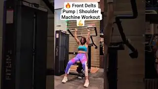 #FrontShoulder #ShoulderMachine #DeltsWorkout #UpperBodyTraining #WomenWhoLift #FitnessMotivation💥