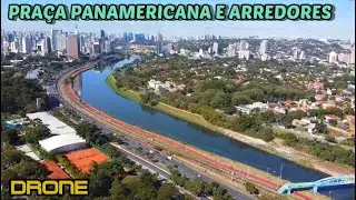 Drone no Alto de Pinheiros (P&ccedil;. Panamericana, indo at&eacute; a P&ccedil;. P&ocirc;r do Sol e mais) - S&atilde;o Paulo