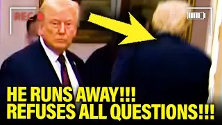 Trump RUNS OUT of PRESSER as he FEARS EPSTEIN FILES