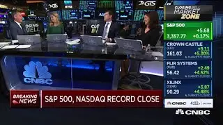 S&P 500 and Nasdaq close at record highs