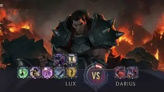 Lux vs Darius legend of runeterra path of champion