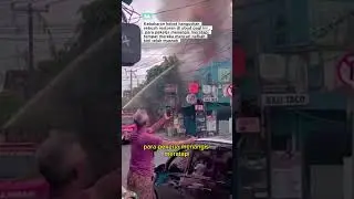Kebakaran hebat hanguskan sebuah restoran di ubud pagi ini&nbsp;, para pekerja menangis meratapi