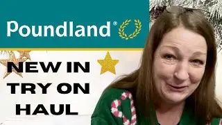 Poundland Pep and Co Try On Haul New In Christmas 22 Sparkle and More