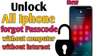Unlock All iphone Without Passcode | How to unlock iphone if forgot password