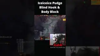 Iceiceice Pudge Offlane Blind Hook & Body Block - Live Stream Clip (ft. Rushman as the victim😆 )