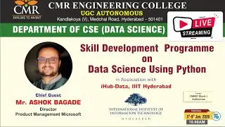 SKILL DEVELOPMENT PROGRAM ON DATA SCIENCE| DAY - 5 | CLOSING CEREMONY | CMREC