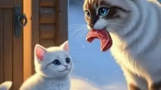 &ldquo;A Mother&rsquo;s Love That Crossed the Frozen River &ndash; Emotional Cat Story from Alaska&rdquo;
