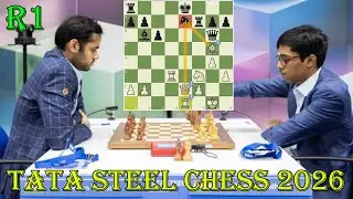 AMAZING GAMBIT!! Arjun Erigaisi (2775) vs Praggnanandhaa (2758) || Tata Steel Chess 2026 - R1