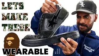 Air Force 1 Bapesta Complete Restoration