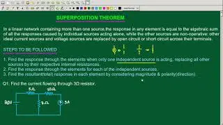 SUPERPOSITION THEOREM | CIRCUITS AND NETWORKS MALAYALAM | KTU EET201 | KTU EE201 CAN