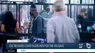 CDC releases COVID guidelines for holidays