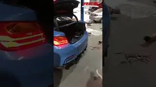 M4 F82 with Anti-Lag System ALS exhaust system sound check