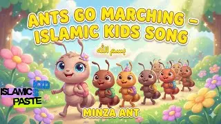 The Ants Go Marching | Islamic Songs For Kids 🐜  #islamiccartoon #islamickidssongs