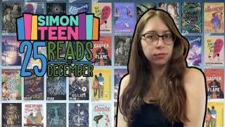 I Read 10% of Every Free Simon Teen Book on Their Website in December | 25 Books | Reading Vlog