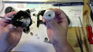 Катушка Shimano 08 Alivio 4000FB - ТО+апгрейд своими руками (катушка для левши).
